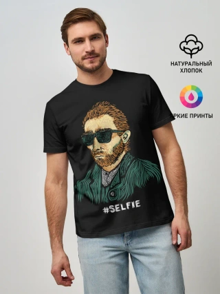 Мужская базовая футболка / Ван Гог