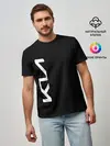 Мужская базовая футболка / KIA CARBONE | КИА КАРБОН | LOGO