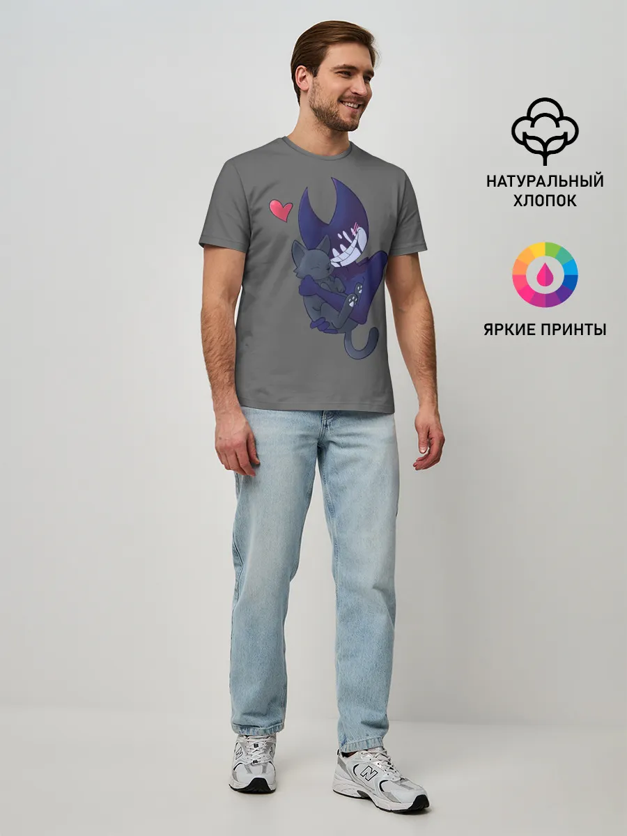 Мужская базовая футболка / Bendy And The Ink Machine