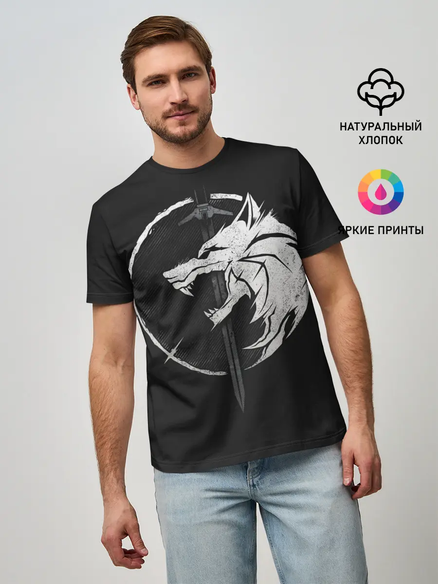Мужская базовая футболка / The Witcher 3: Wild Hunt