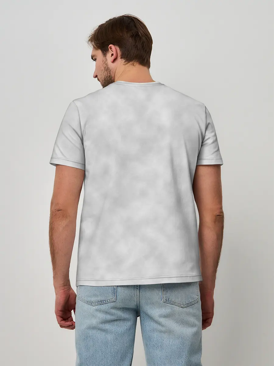 Мужская базовая футболка / Собака - улыбака