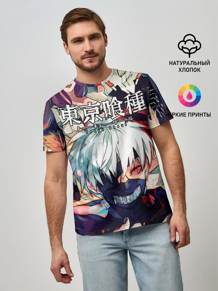 Мужская базовая футболка / Tokyo Ghoul