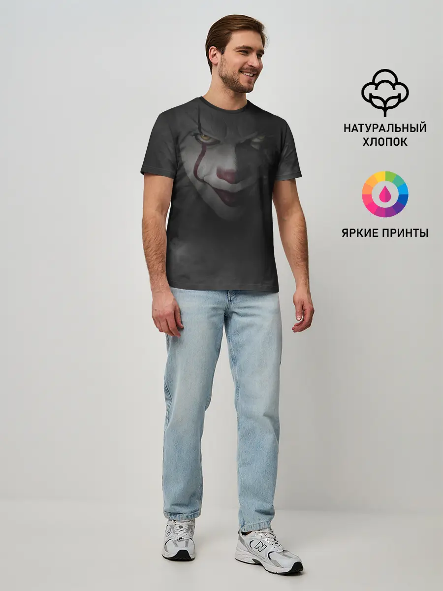 Мужская базовая футболка / Pennywise