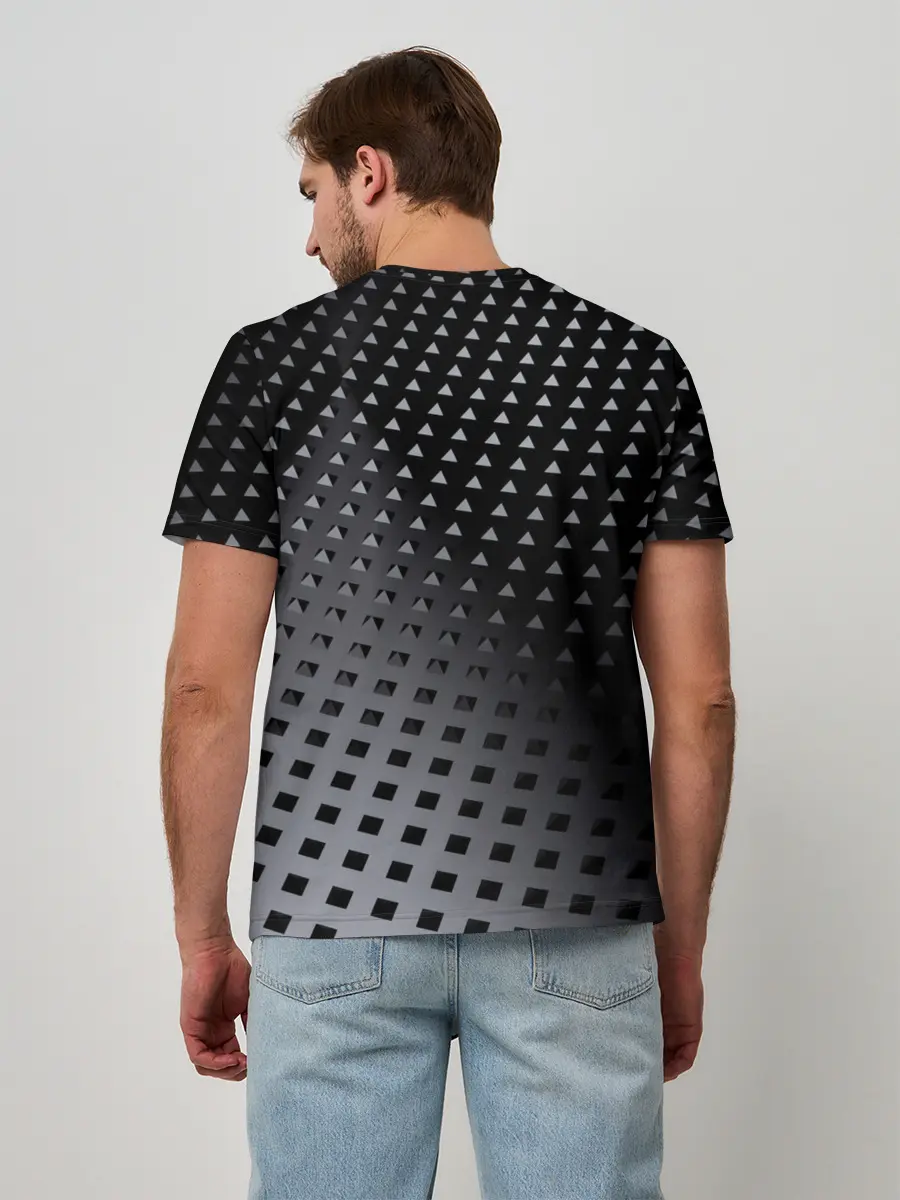 Мужская базовая футболка / Текстура.