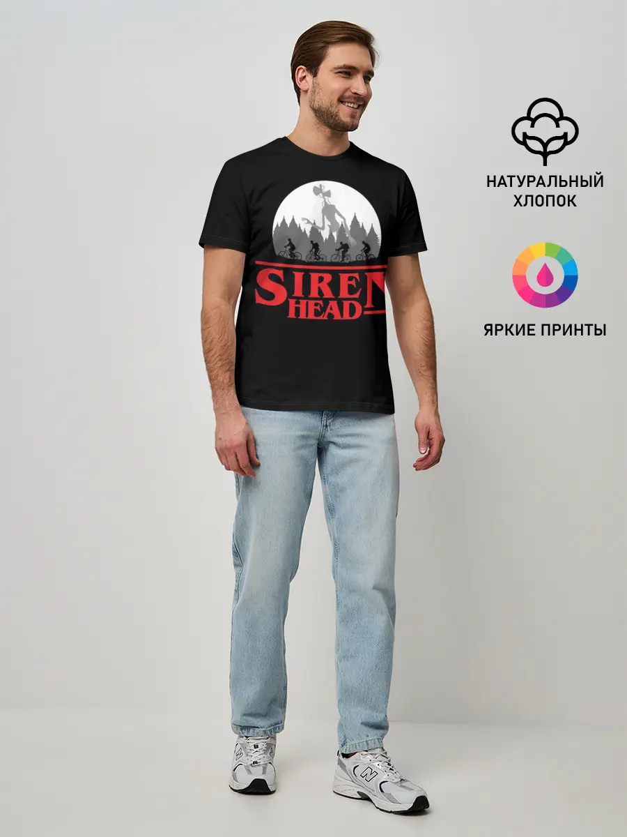 Мужская базовая футболка / Siren Head