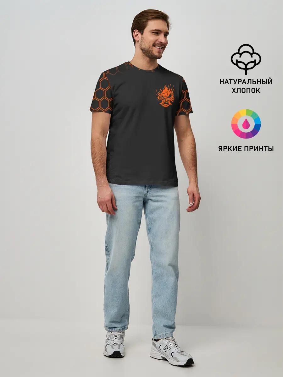 Мужская базовая футболка / CYBERPUNK 2077