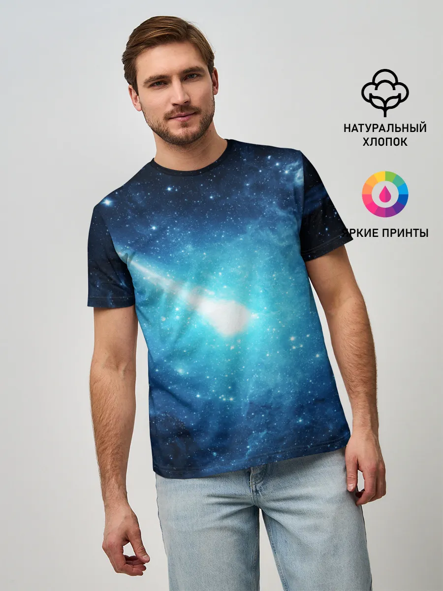 Мужская базовая футболка / Комета