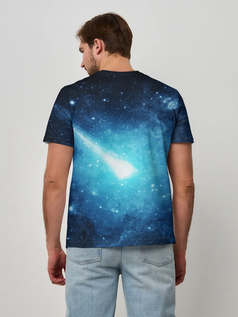 Мужская базовая футболка / Комета