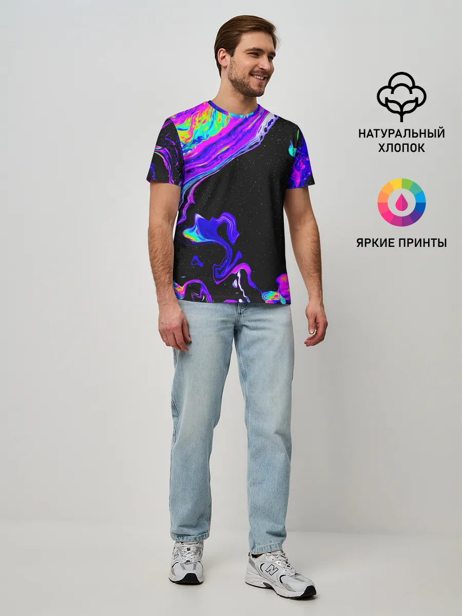 Мужская базовая футболка / DIGITAL ABSTRACT