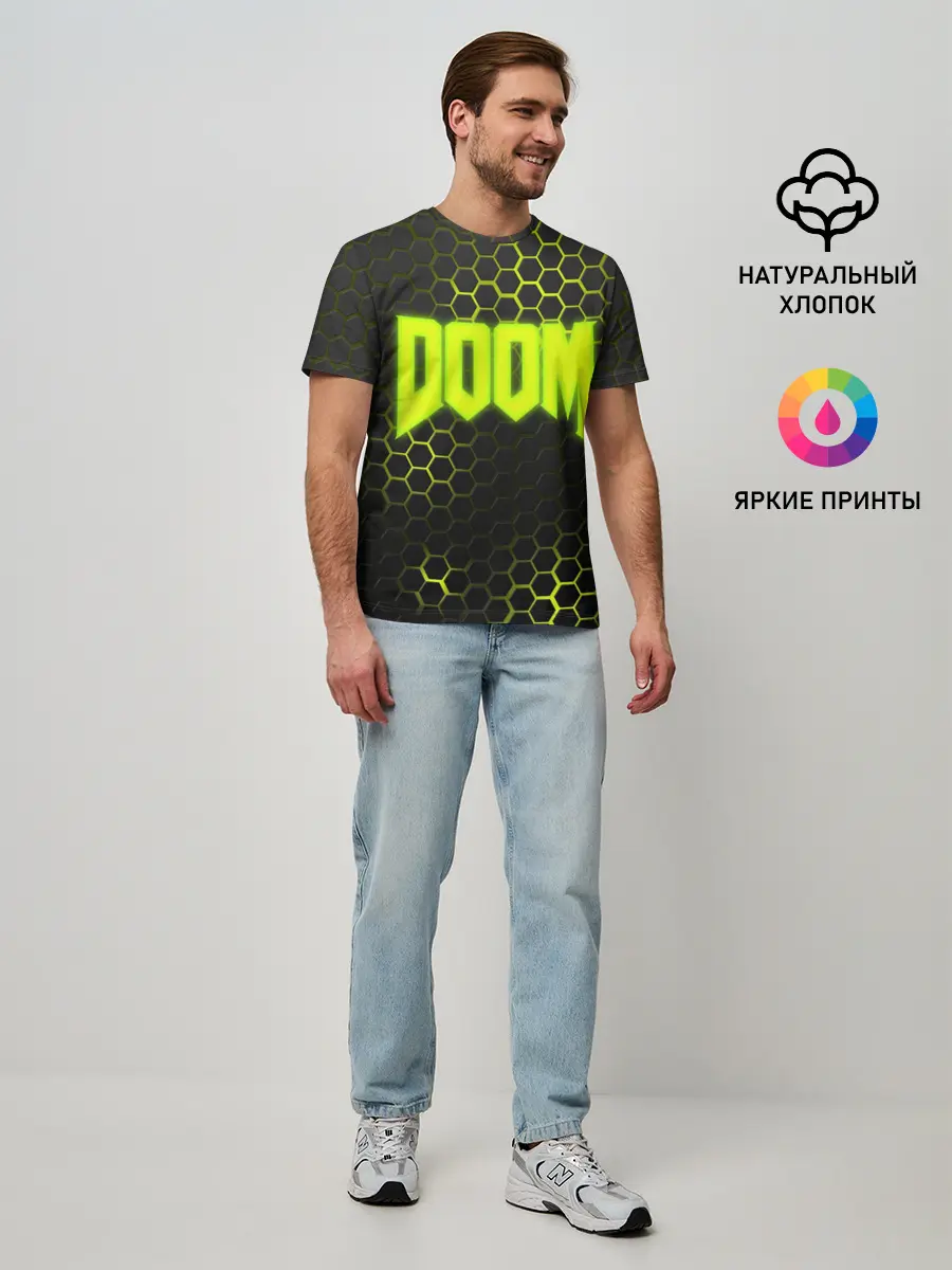 Мужская базовая футболка / DOOM