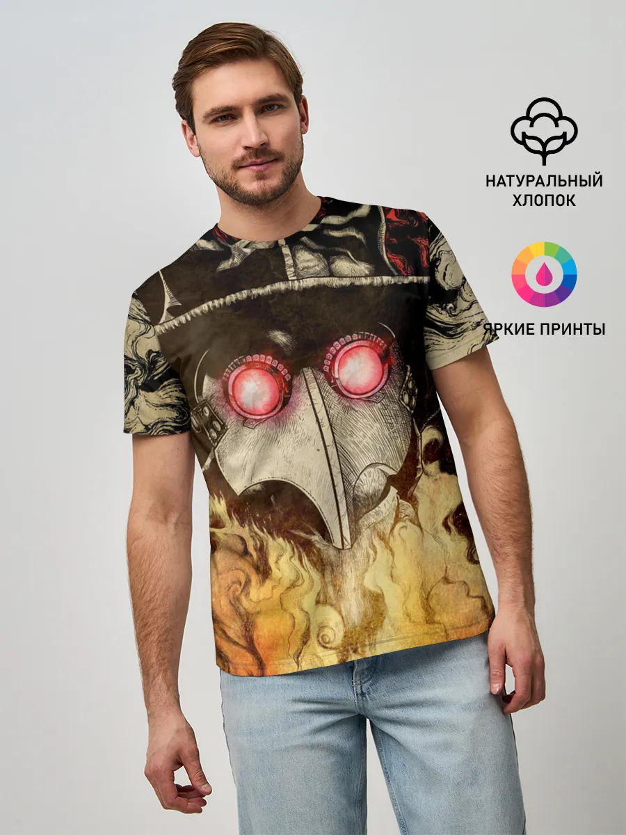 Мужская базовая футболка / Чумной доктор Мор