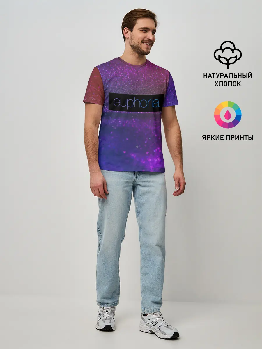 Мужская базовая футболка / сериал Euphoria