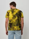 Мужская базовая футболка / Желтый Неоновый Дым