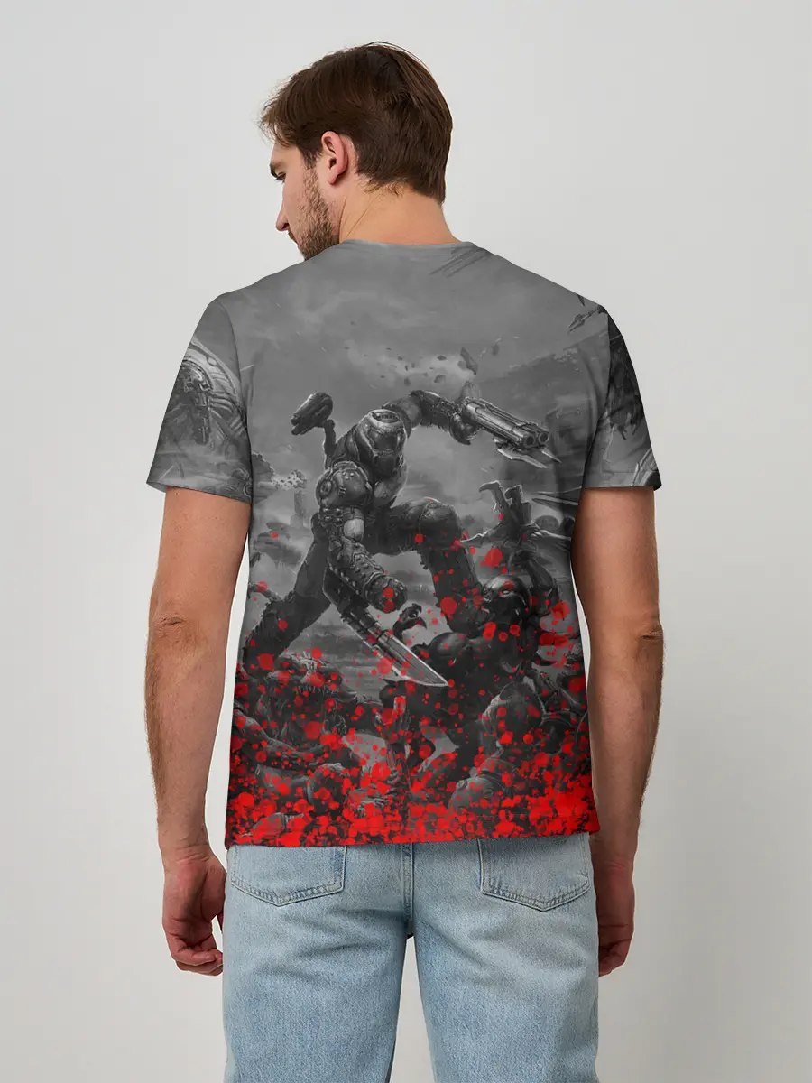 Мужская базовая футболка / DOOM