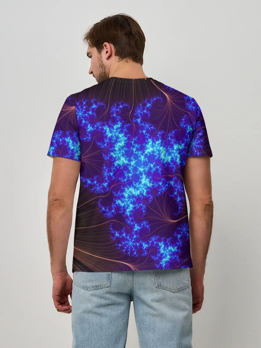 Мужская базовая футболка / FRACTAL STORM