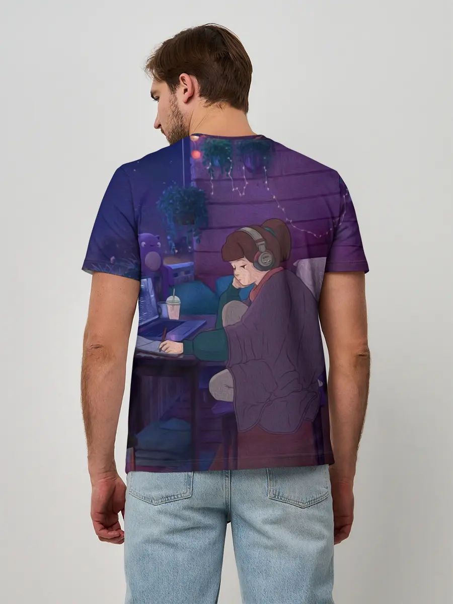 Мужская базовая футболка / ЛЕТО