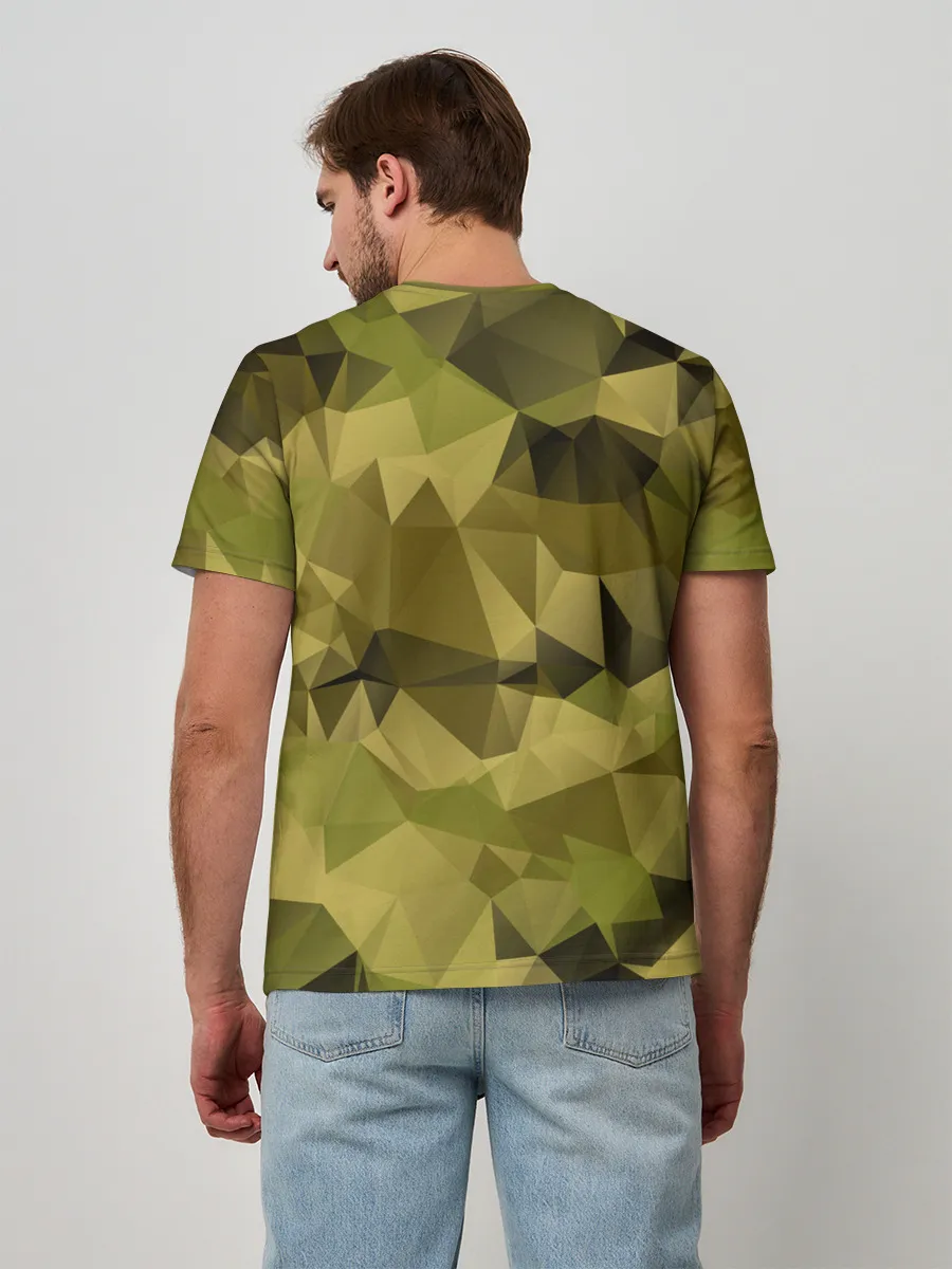 Мужская базовая футболка / СОВРЕМЕННЫЙ КАМУФЛЯЖ