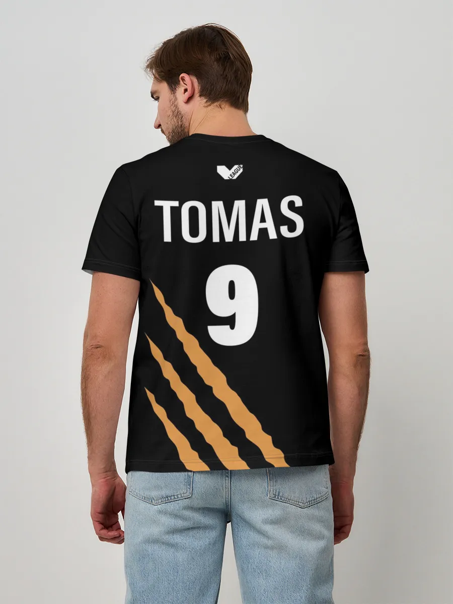 Мужская базовая футболка / 9 | MSBY | BLACK JACKALS