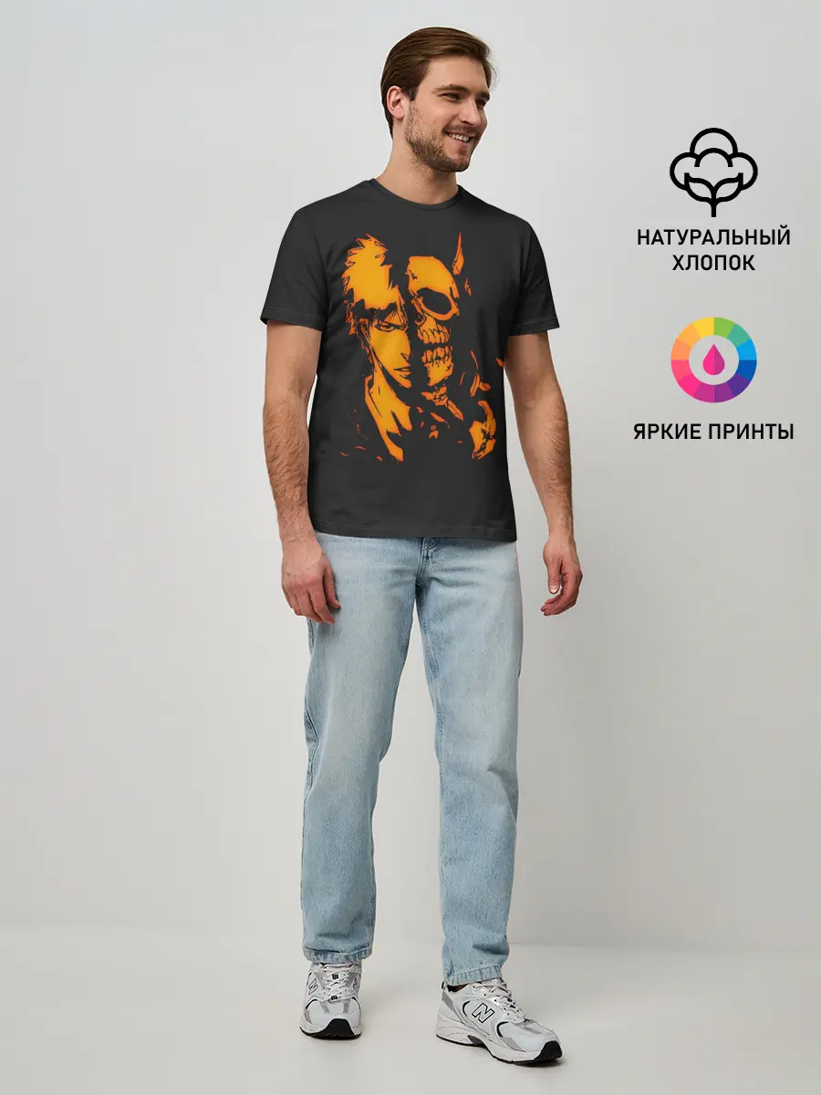Мужская базовая футболка / Ichigo Kurosaki