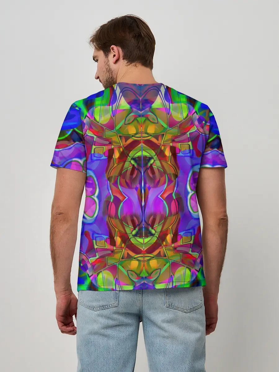 Мужская базовая футболка / Психоделика / Абстракция