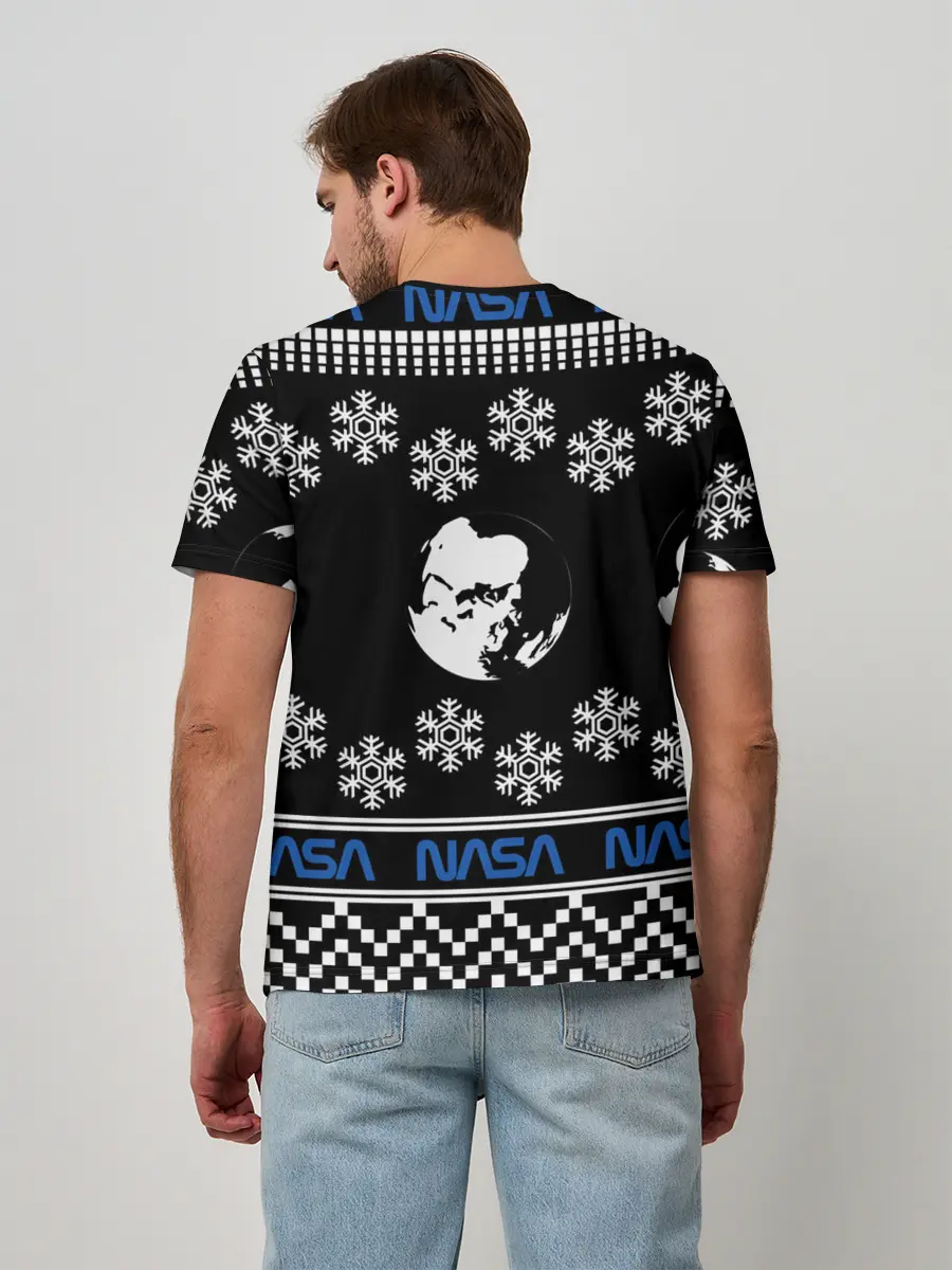 Мужская базовая футболка / НАСА