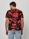 Мужская базовая футболка / Skulls pattern