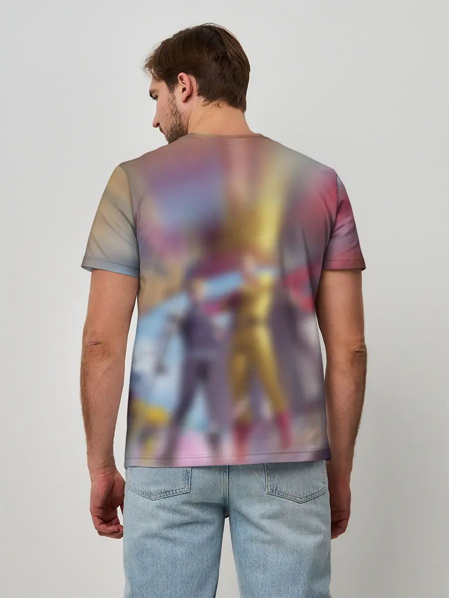 Мужская базовая футболка / FREEFIRE | САЙТАМА