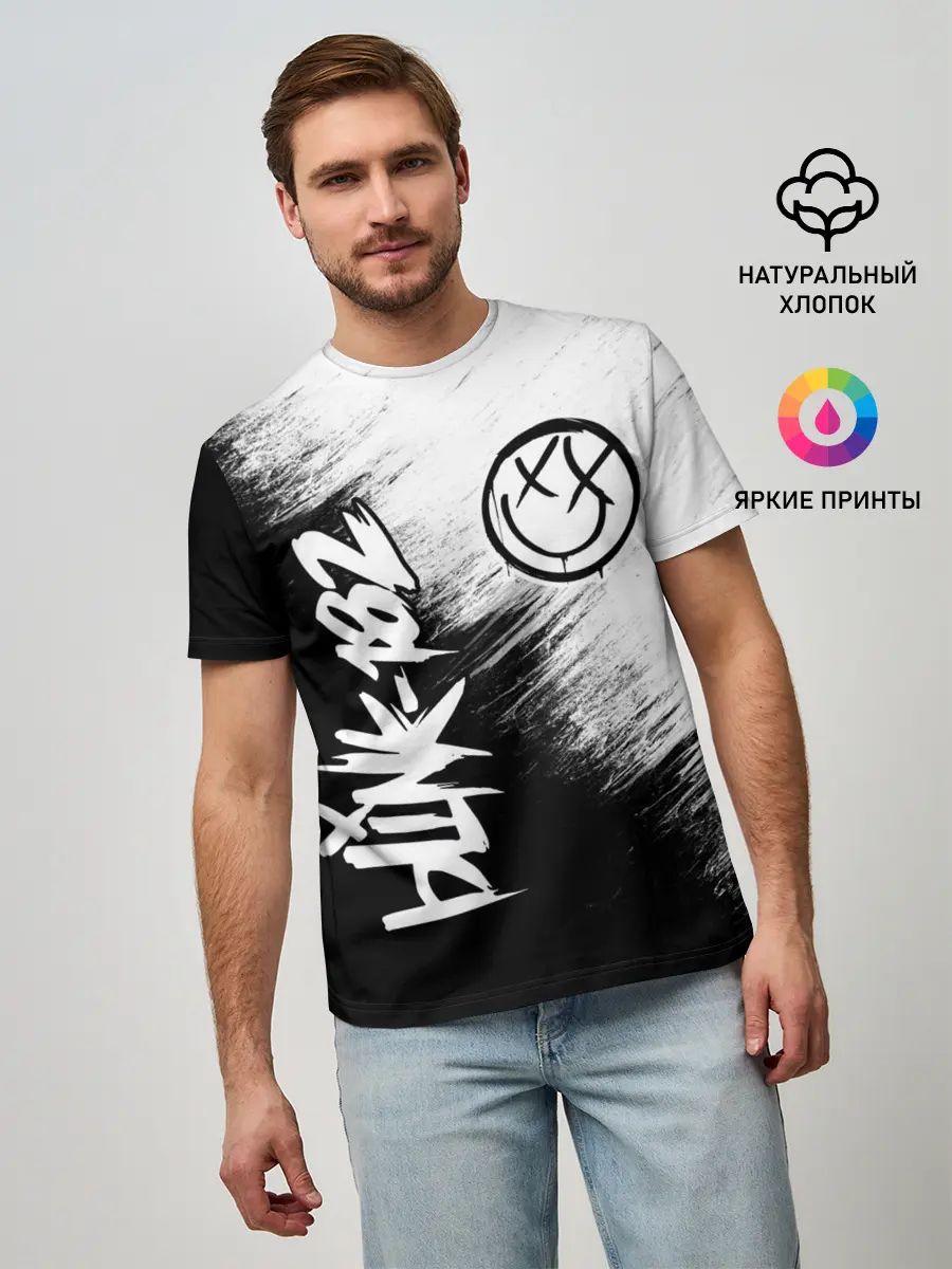 Мужская базовая футболка / Blink-182