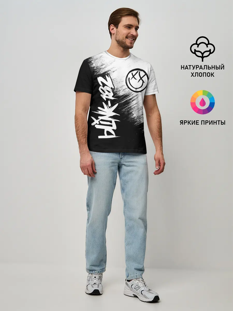 Мужская базовая футболка / Blink-182