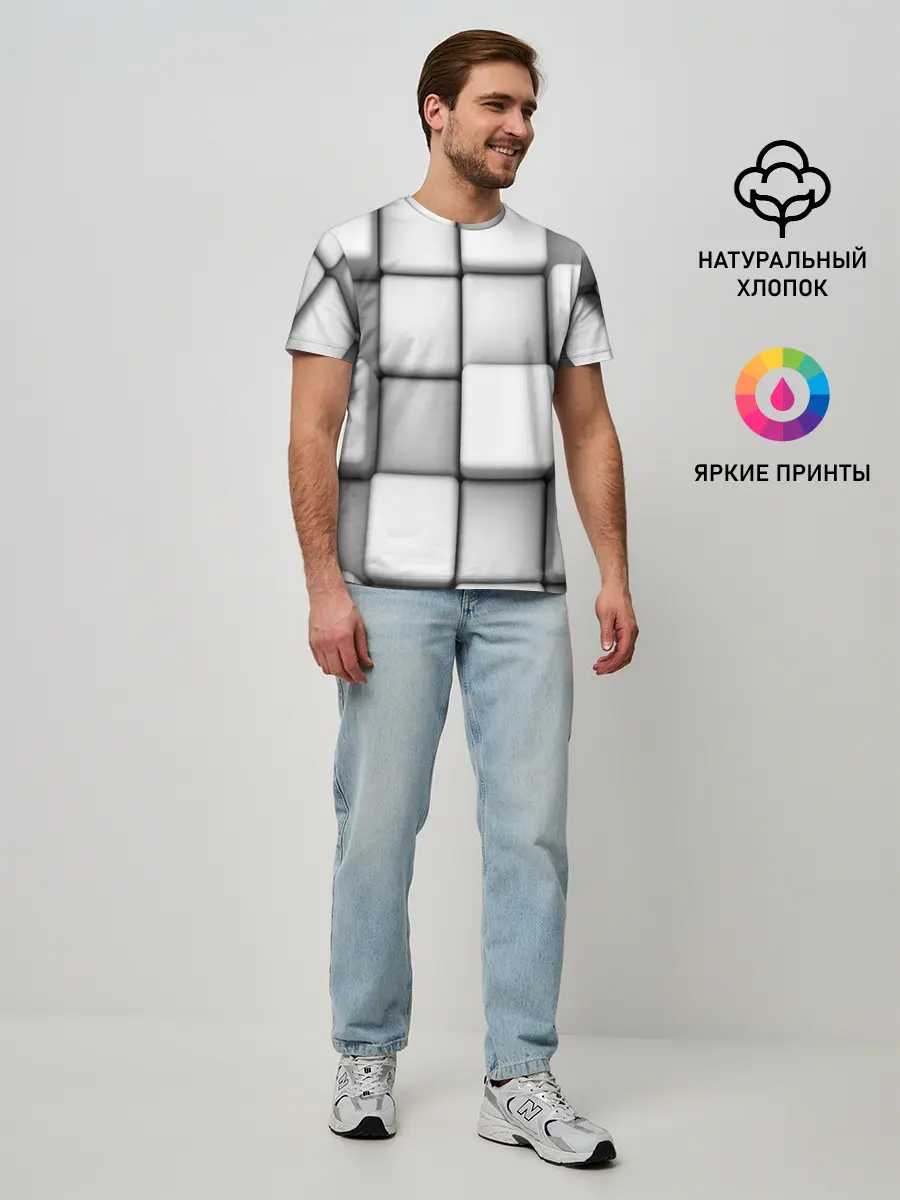 Мужская базовая футболка / ТЕКСТУРА