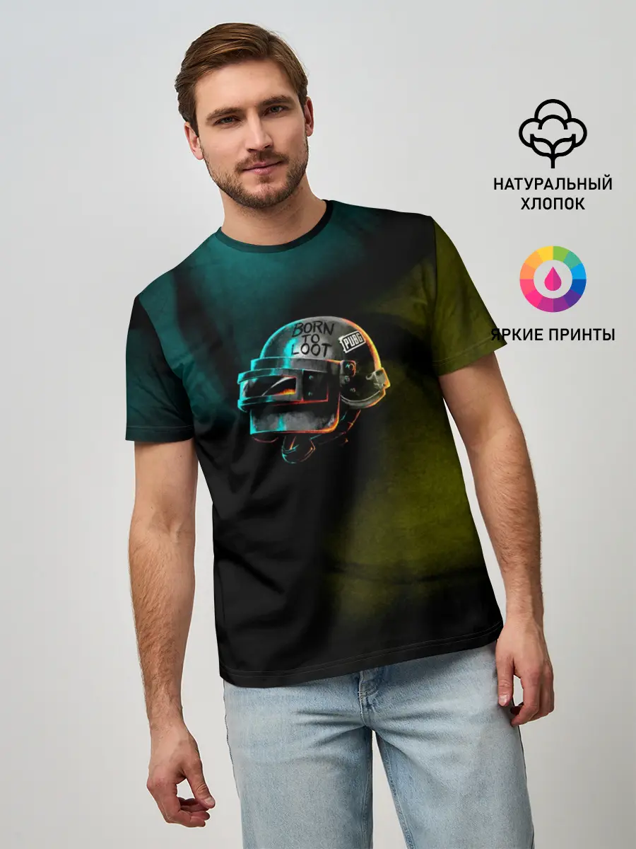 Мужская базовая футболка / PUBG