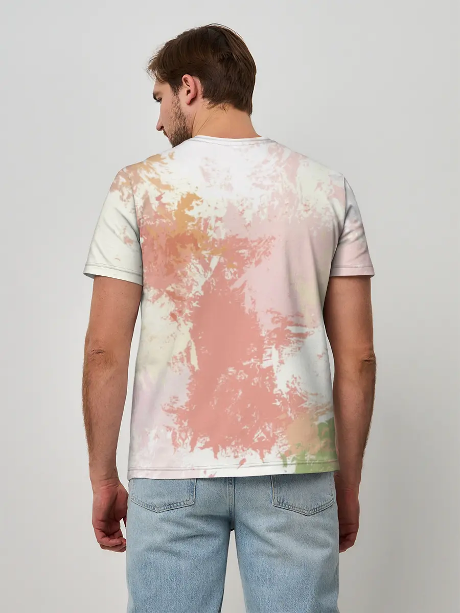 Мужская базовая футболка / Корзинка фруктов персонажи