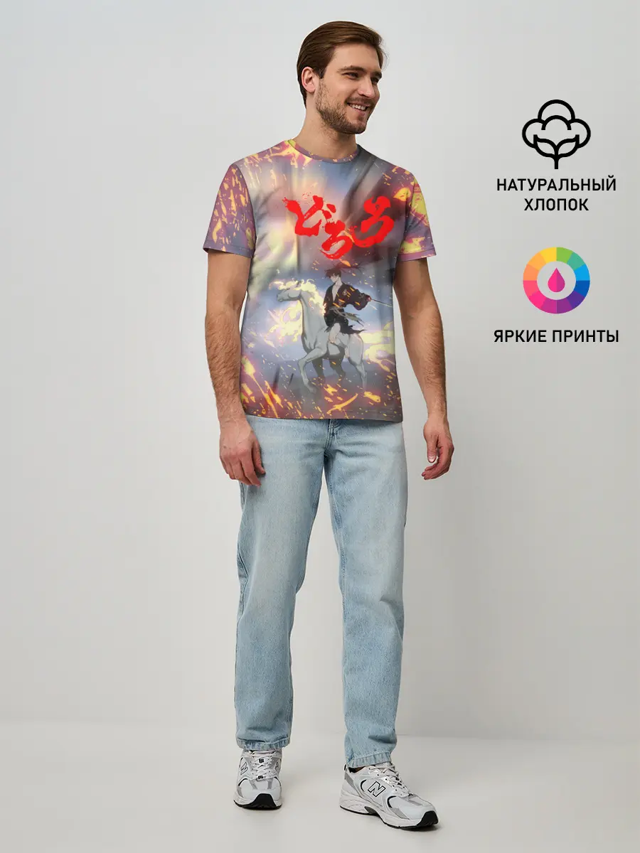 Мужская базовая футболка / Хяккимару и Мидоро | Дороро