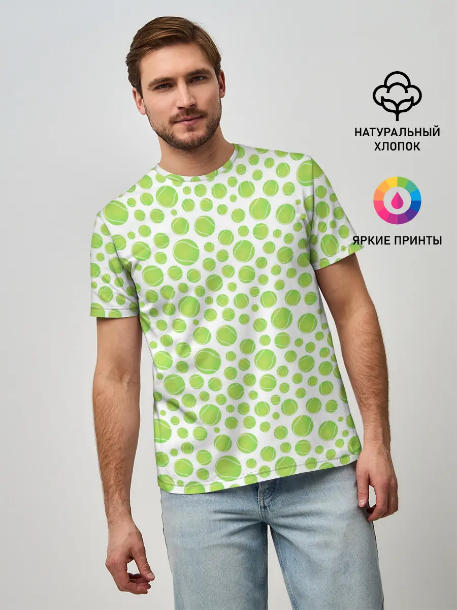 Мужская базовая футболка / Теннис