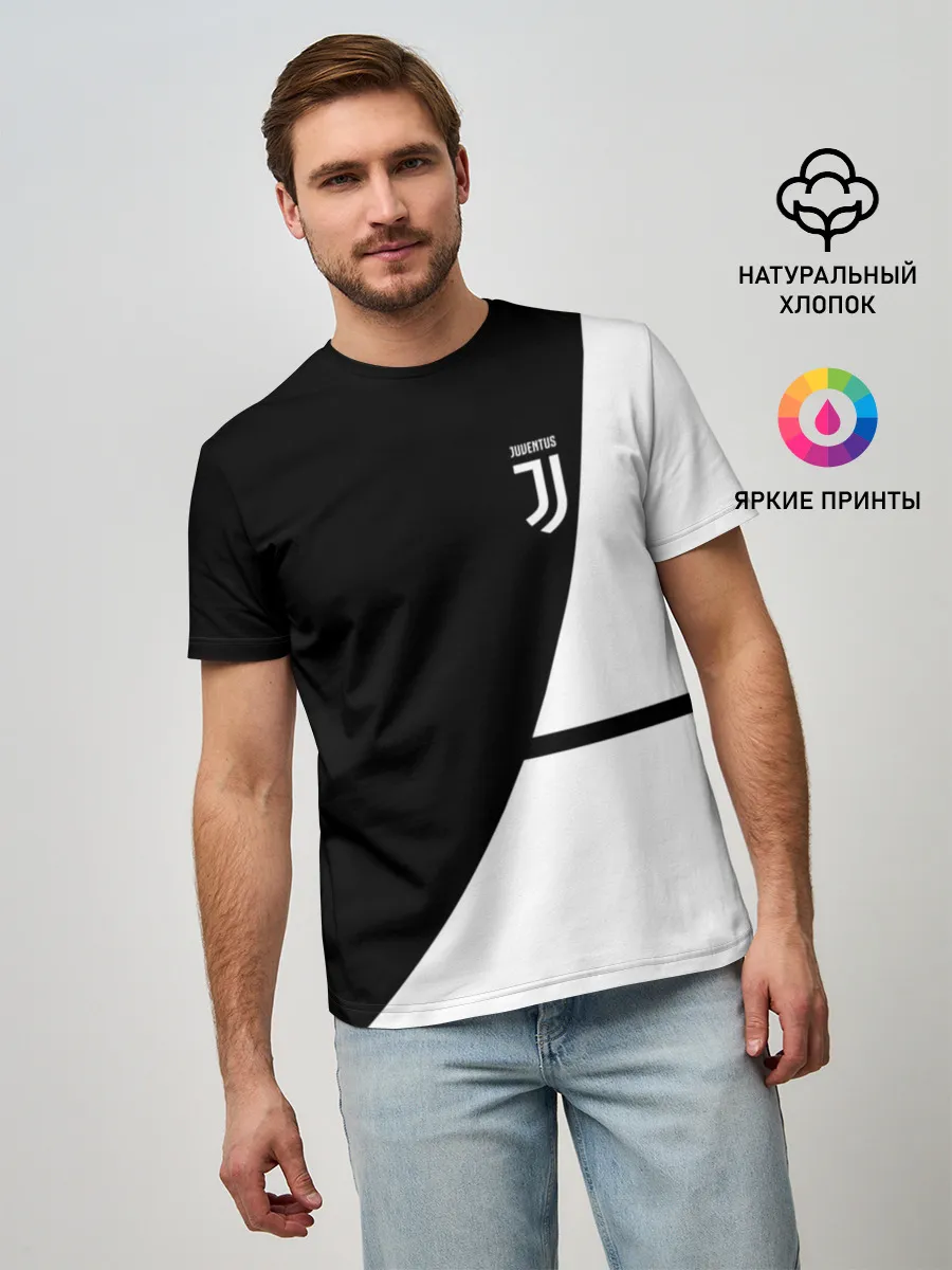 Мужская базовая футболка / JUVENTUS / ЮВЕНТУС