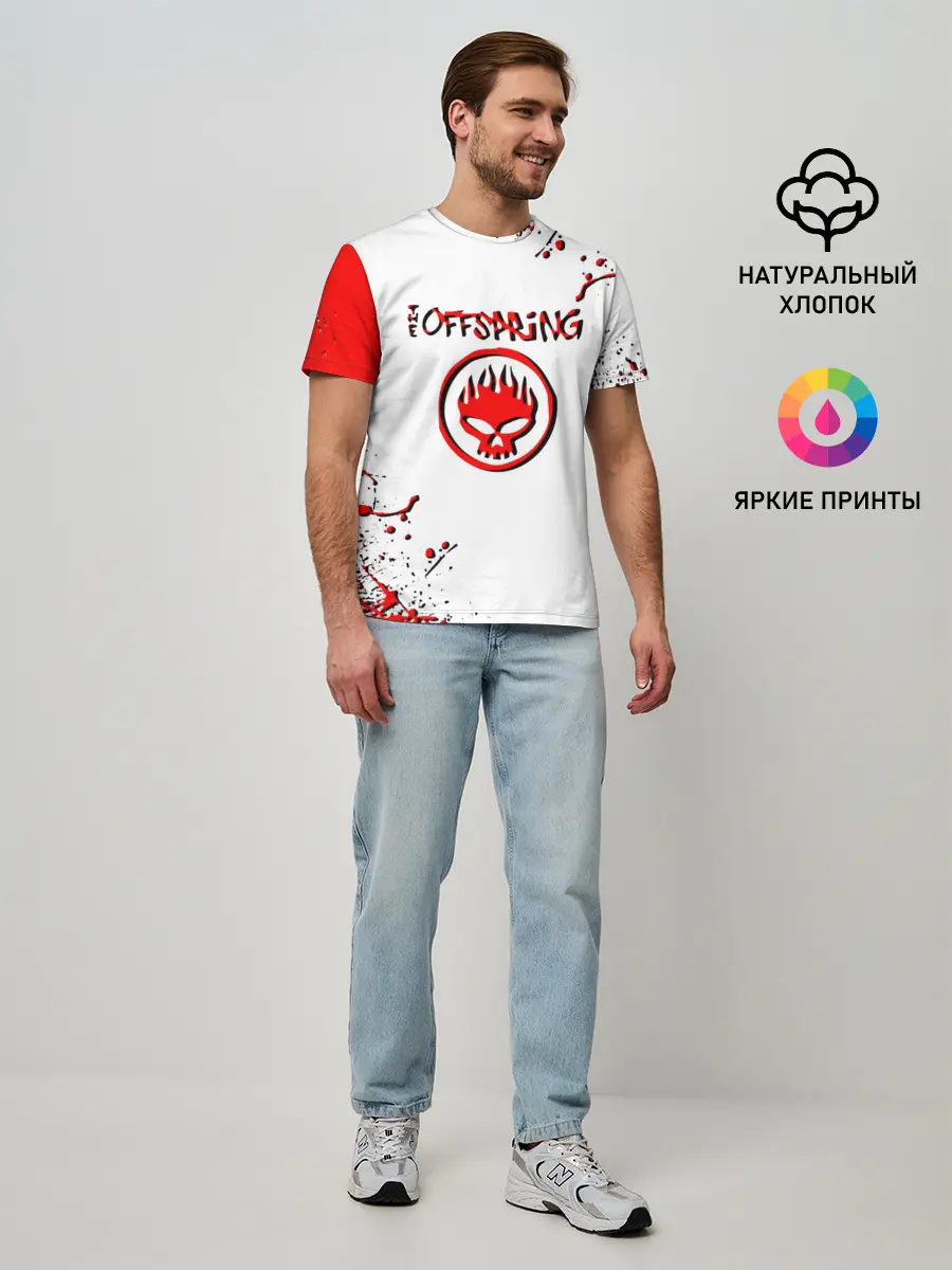 Мужская базовая футболка / offspring