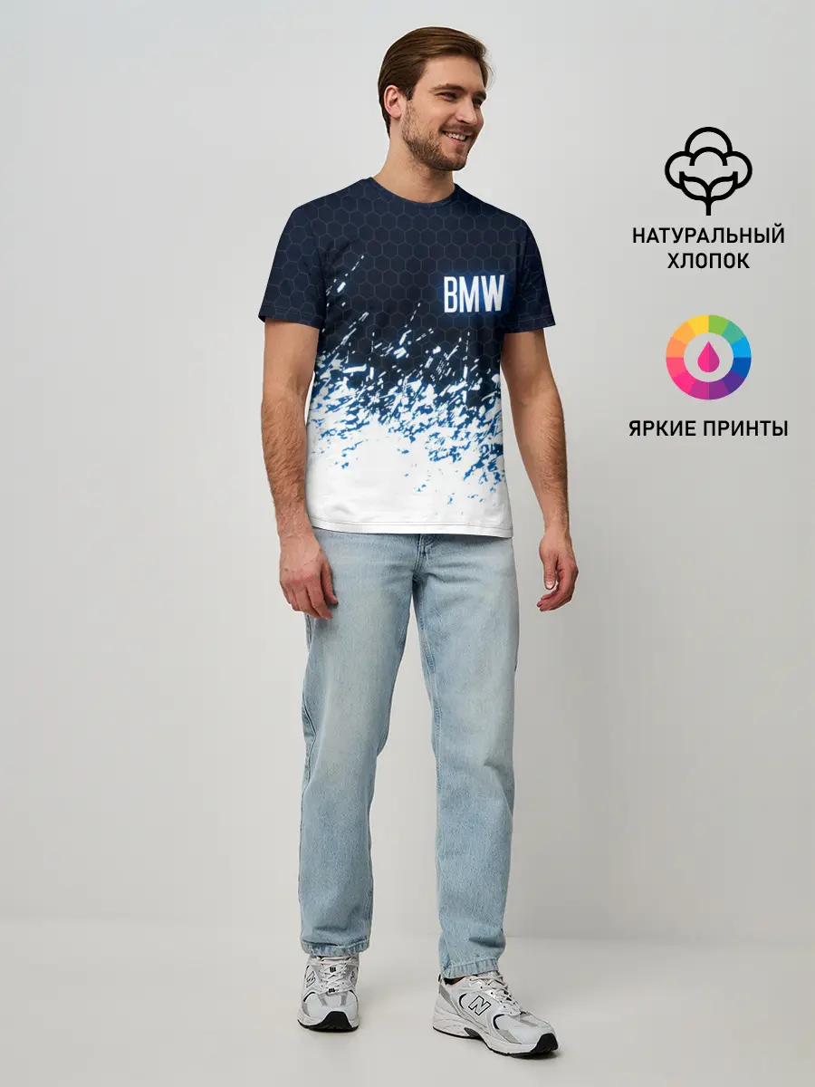 Мужская базовая футболка / BMW