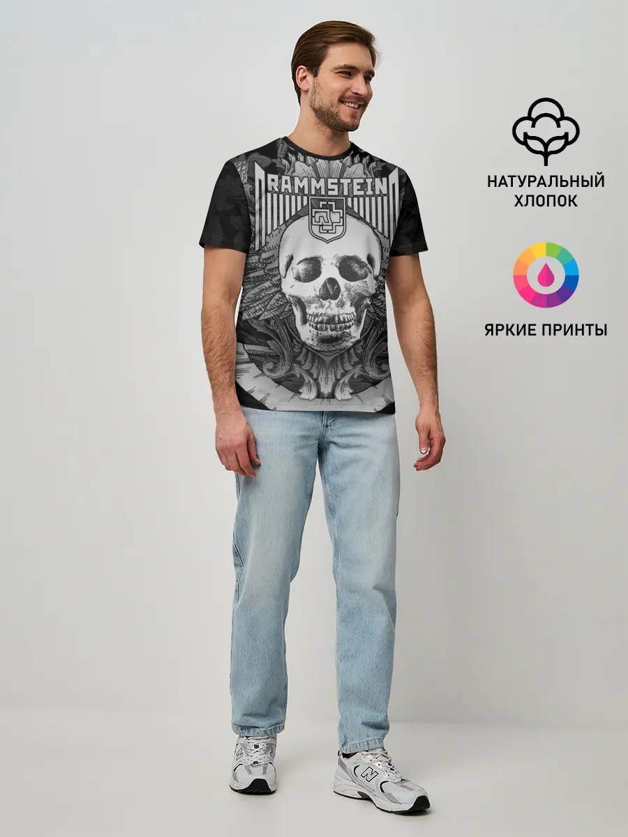 Мужская базовая футболка / Rammstein
