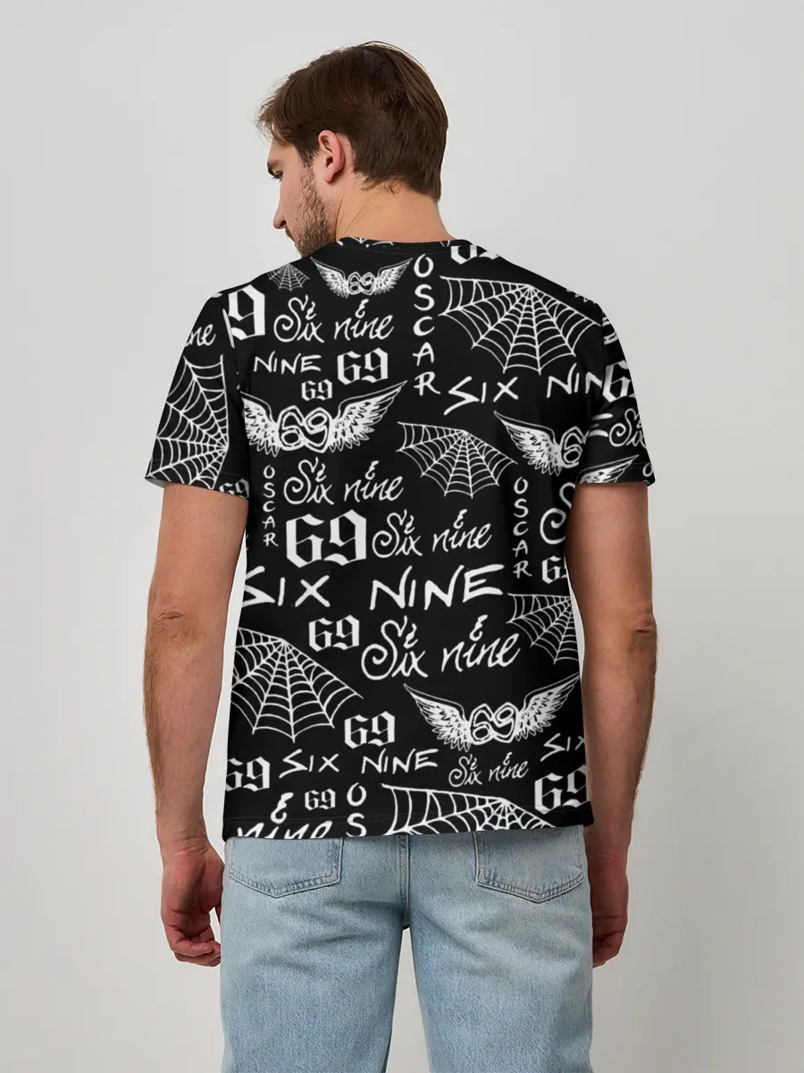 Мужская базовая футболка / 6IX9INE ТАТУИРОВКИ