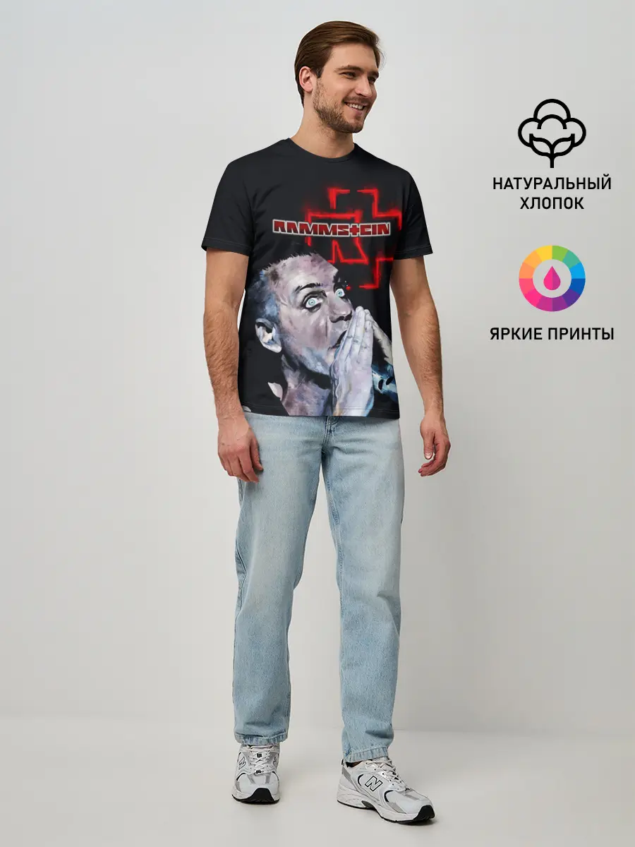 Мужская базовая футболка / Rammstein
