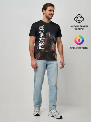 Мужская базовая футболка / Pyromancer