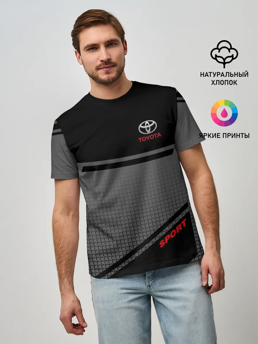 Мужская базовая футболка / TOYOTA | ТОЙОТА