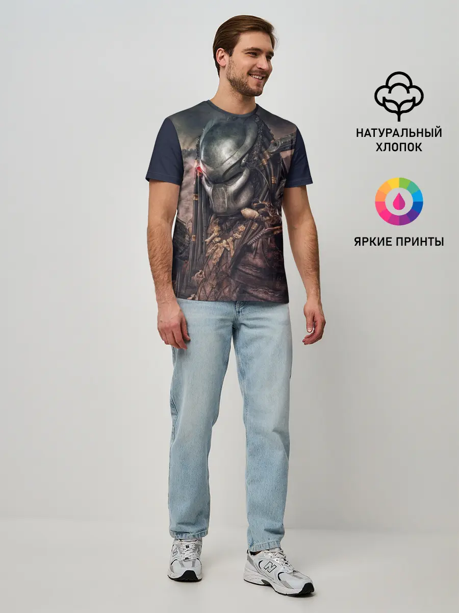 Мужская базовая футболка / Хищник | Predator