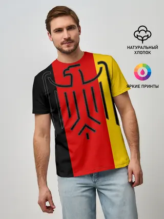 Мужская базовая футболка / German eagle