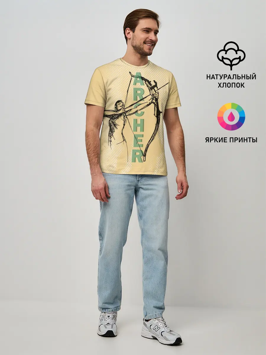 Мужская базовая футболка / Archer