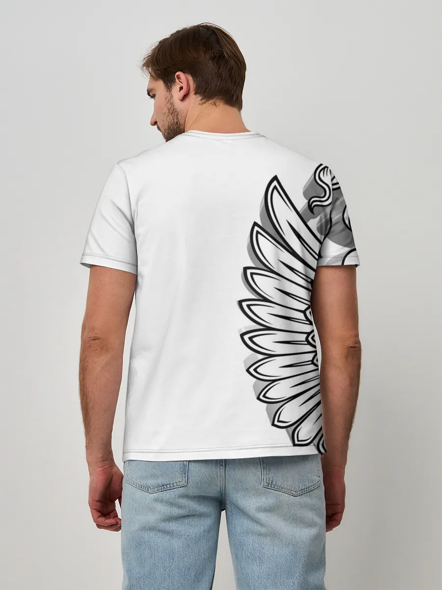 Мужская базовая футболка / Russia | MSKSide 3D Logo