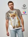 Мужская базовая футболка / Лиса