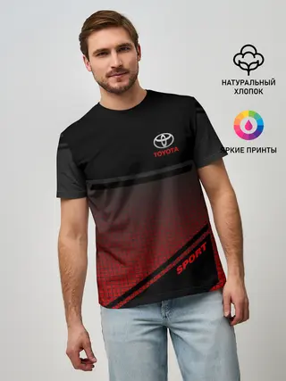Мужская базовая футболка / TOYOTA | ТОЙОТА