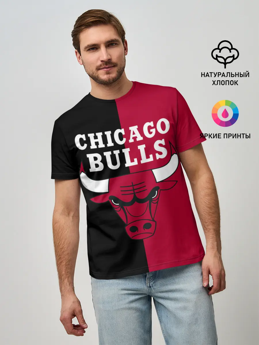 Мужская базовая футболка / Чикаго Буллз