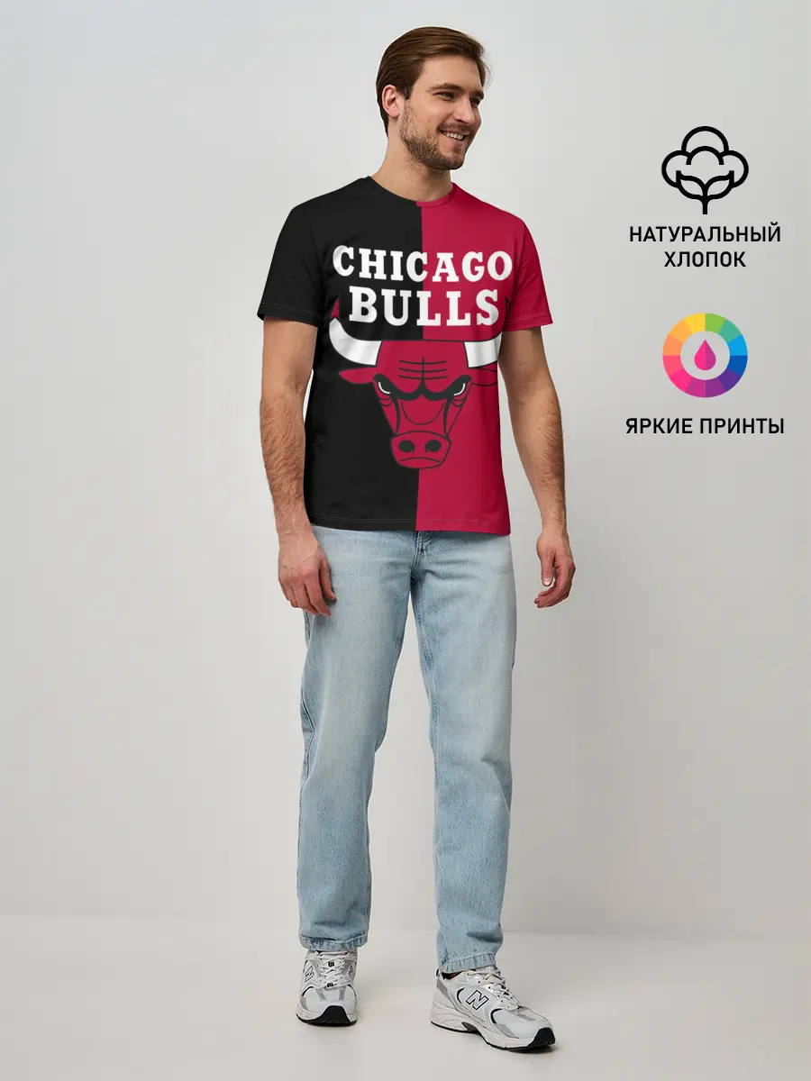 Мужская базовая футболка / Чикаго Буллз